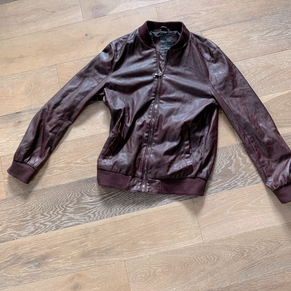 Zara Men’s Leather Jacket L